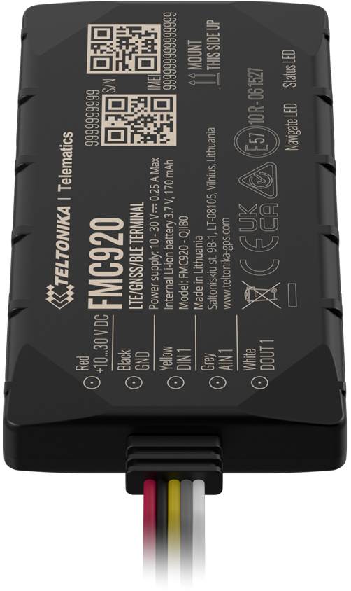 TELTONIKA GPS Tracker αυτοκινήτου FMC920, 4G/GSM/GPRS/GNSS, Bluetooth ...