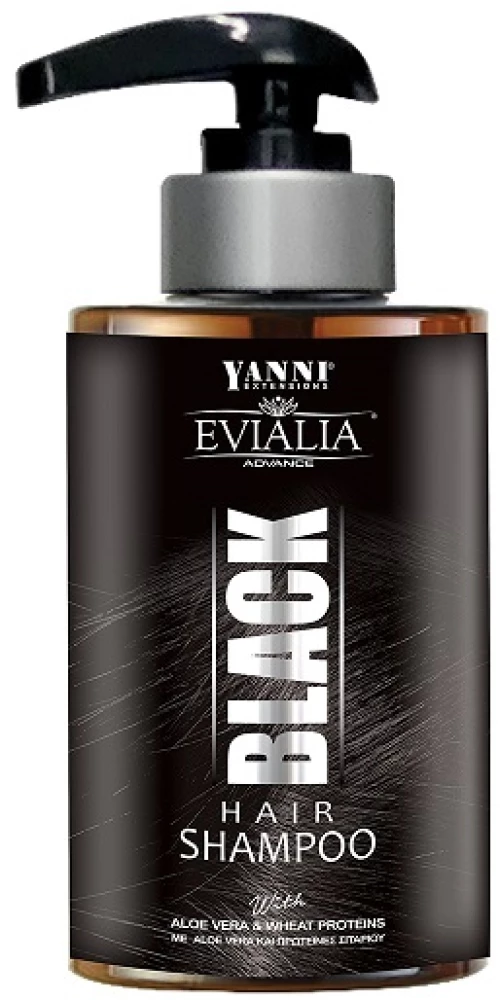 ΧΡΩΜΟΣΑΜΠΟΥΑΝ BLACK SHAMPOO EVIALIA- 300ml