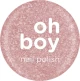 OHBOY NAIL POLISH | ΟΖΤΖ-224|ΡΟΖ ΧΡΥΣΟ GLITTER