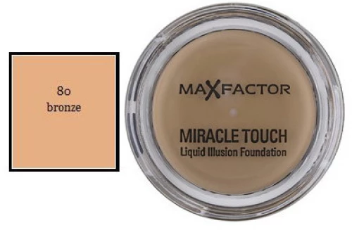 MAKE-UP MAX FACTOR, MIRACLE TOUCH NO 80 (BRONZE)