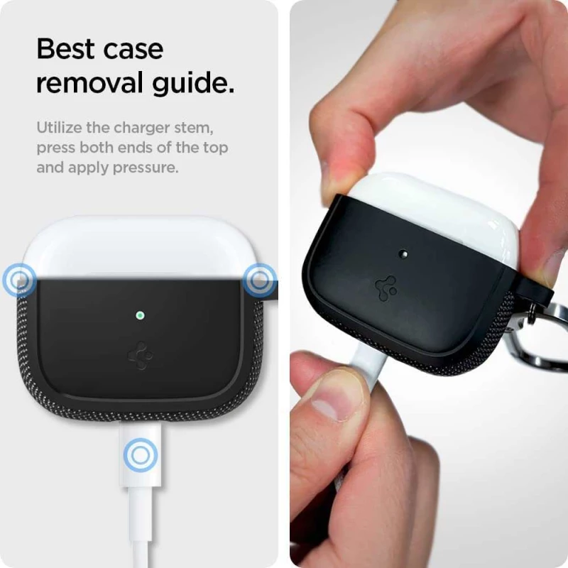 Θήκη Spigen SGP Tag Armor Duo για Apple AirPods Pro και AIRTAGS - ΜΑΥΡΟ - ACS03167