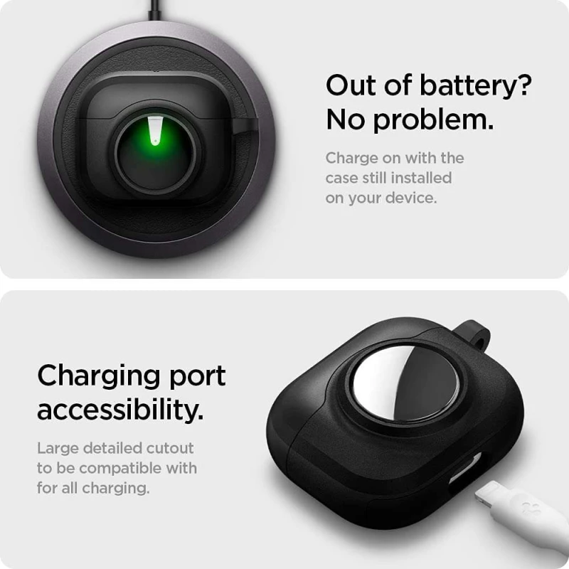 Θήκη Spigen SGP Tag Armor Duo για Apple AirPods Pro και AIRTAGS - ΜΑΥΡΟ - ACS03167