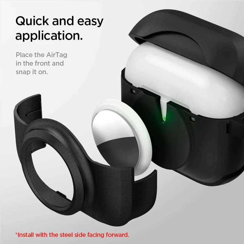 Θήκη Spigen SGP Tag Armor Duo για Apple AirPods Pro και AIRTAGS - ΜΑΥΡΟ - ACS03167