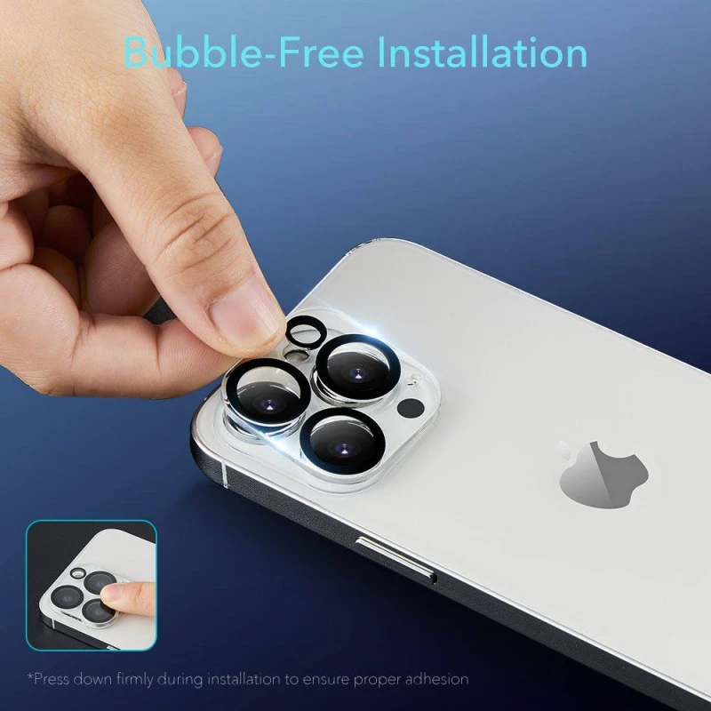 ESR Γυαλί προστασίας για CAMERA LENS for Apple IPHONE 12 PRO 6.1 - ΜΑΥΡΟ - 2 TEM