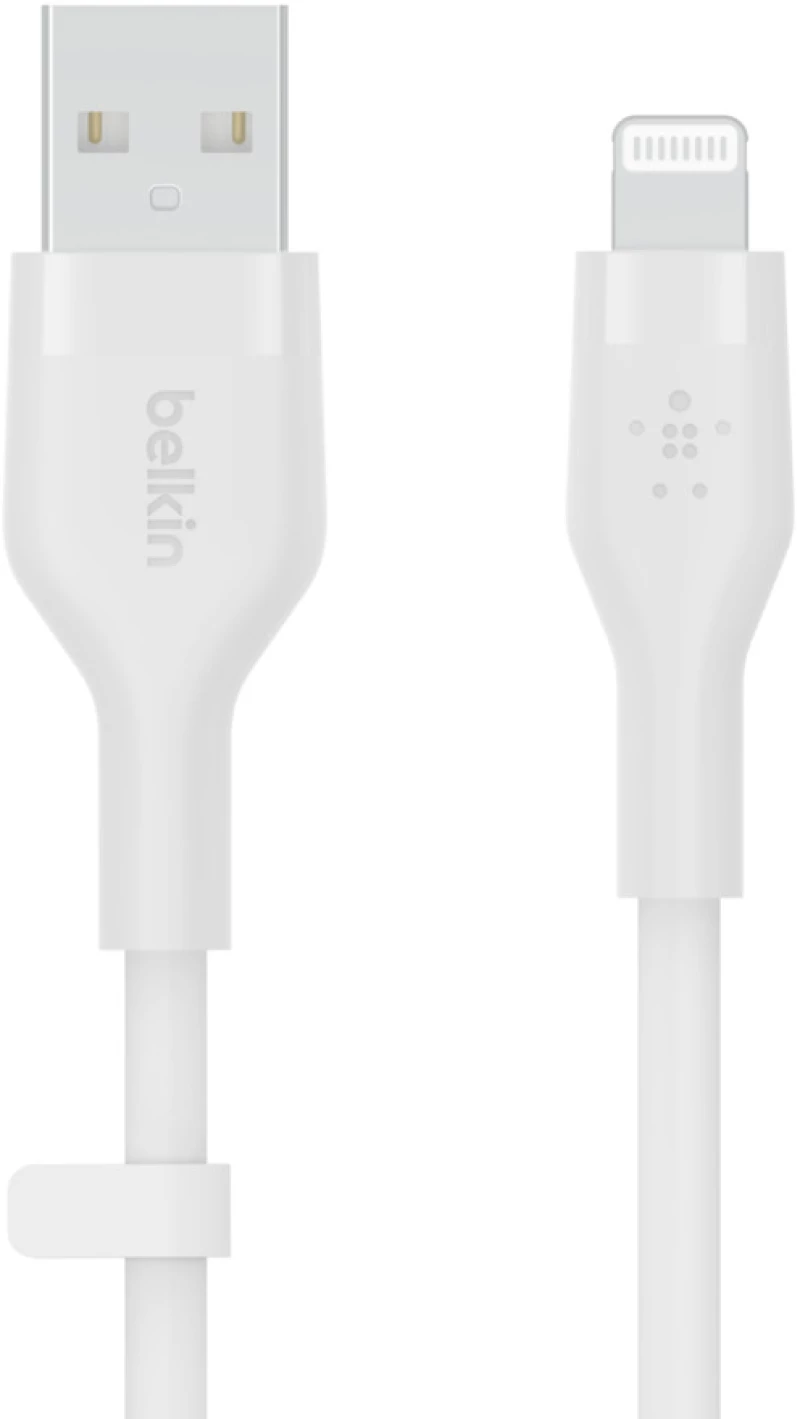 Belkin CAA008bt3MWH BOOST↑CHARGE™ Flex USB-A Cable with Lightning ConnectorWhite