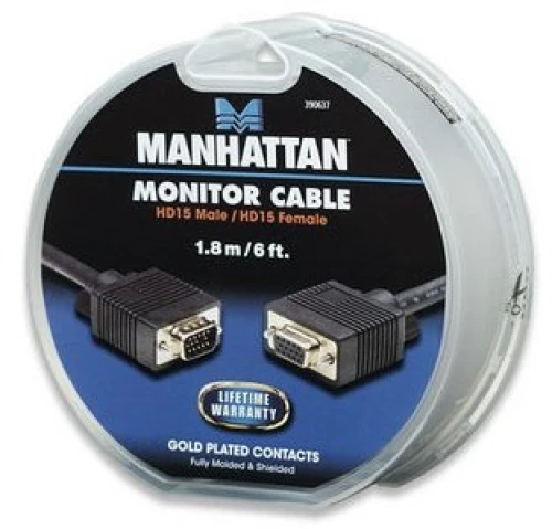 Manhattan καλώδιο VGA M/F 1.8m