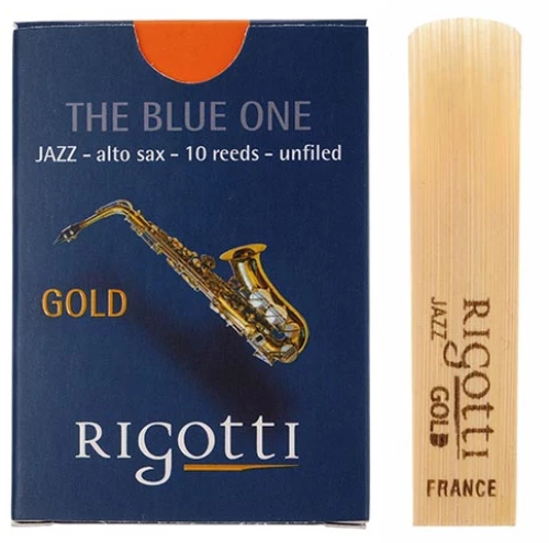Rigotti Jazz Gold, The Blue One, Alto Sax - 4.5