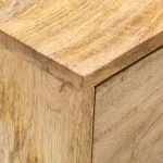 vidaXL Κομοδίνο 40 x 35 x 55 εκ. από Μασίφ Ξύλο Μάνγκο  Καφέ
