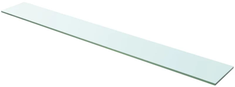 vidaXL Ράφι Πάνελ Διάφανο 110 x 15 εκ. Γυάλινο 110 x 15 cm Διαφανές