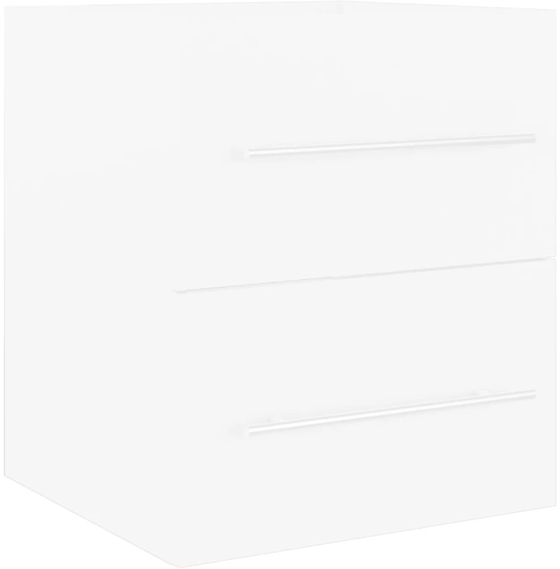 vidaXL Ντουλάπι Νιπτήρα Λευκό 41 x 38,5 x 48 εκ. από Μοριοσανίδα N/A Λευκό