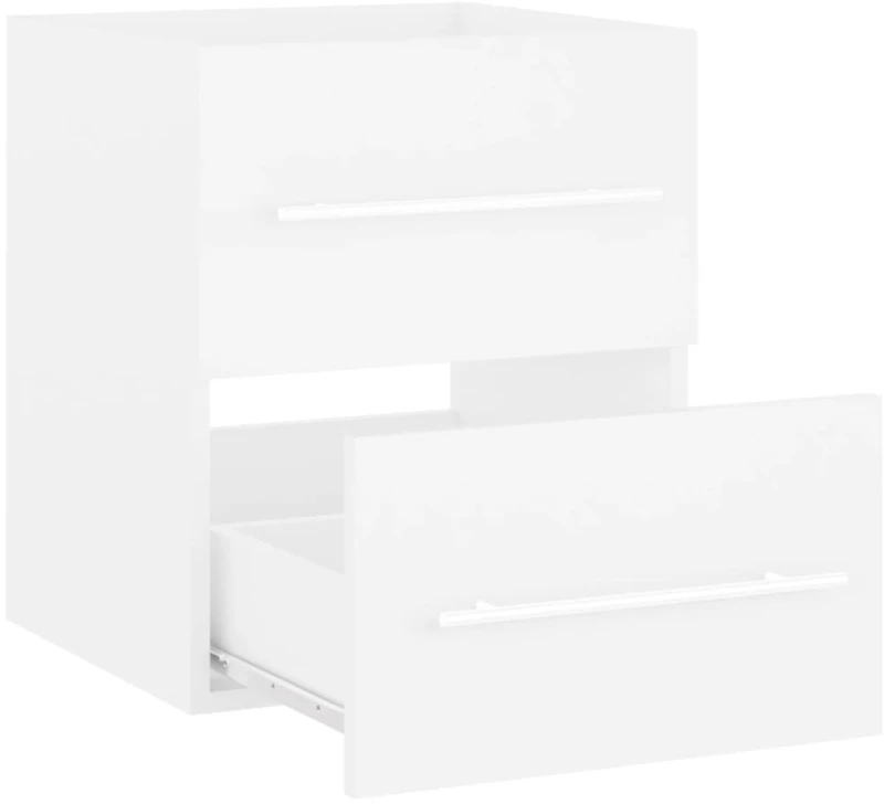 vidaXL Ντουλάπι Νιπτήρα Λευκό 41 x 38,5 x 48 εκ. από Μοριοσανίδα N/A Λευκό