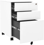 vidaXL Αρχειοθήκη Φορητή Λευκή 39 x 45 x 60 εκ. Ατσάλινη N/A Λευκό