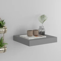 vidaXL Ράφι Τοίχου Γκρι 23 x 23,5 x 3,8 εκ. MDF 23 x 23.5 x 3.8 cm Γκρι