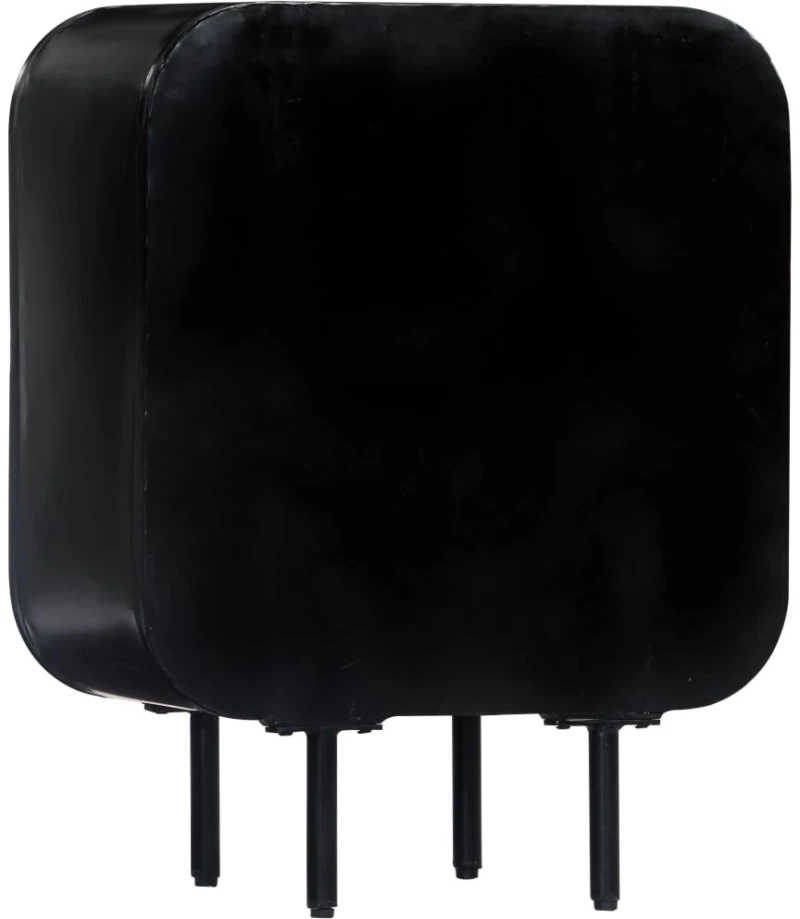 vidaXL Μπουφές Ψηλός 60 x 30 x 75 εκ. Μασίφ Ξύλο Μάνγκο/Σίδηρος N/A Καφέ