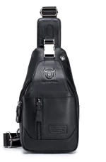 Δερμάτινο τσαντάκι body Bull Captain XB 095 μαύρο