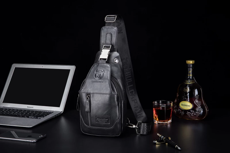 Δερμάτινο τσαντάκι body Bull Captain XB 095 μαύρο