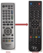 SHARP 32" REPLACEMENT REMOTE CONTROL