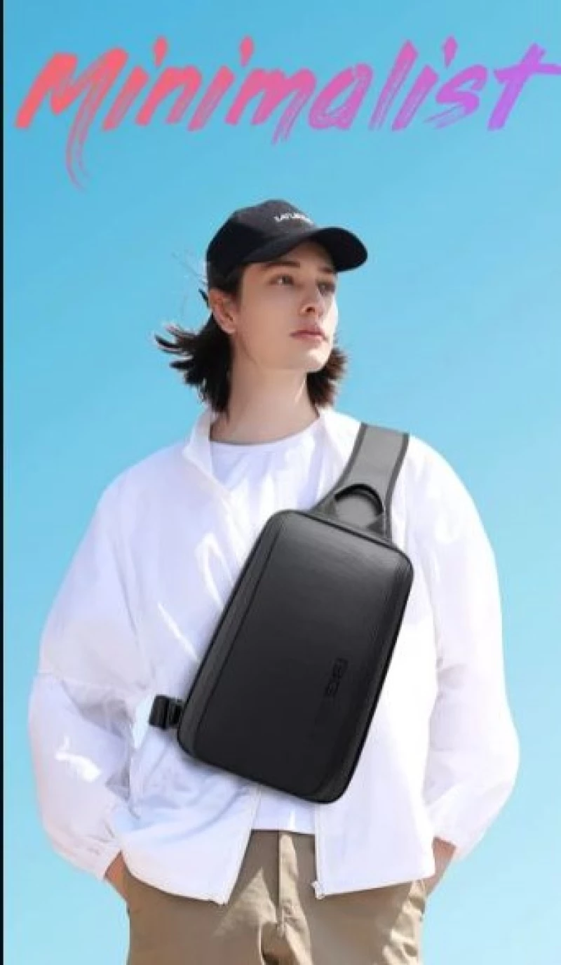Τσαντάκι ώμου χιαστί crossbody Bange 2811 μαύρο
