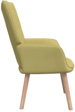 vidaXL Πολυθρόνα Relax Πράσινη Υφασμάτινη  Πράσινο