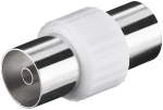 GOOBAY αντάπτορας καλωδίου coaxial 11536, θηλυκό, λευκό, 10τμχ