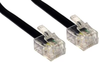 POWERTECH Καλώδιο Τηλεφώνου RJ11 6P4C, 2m, Black