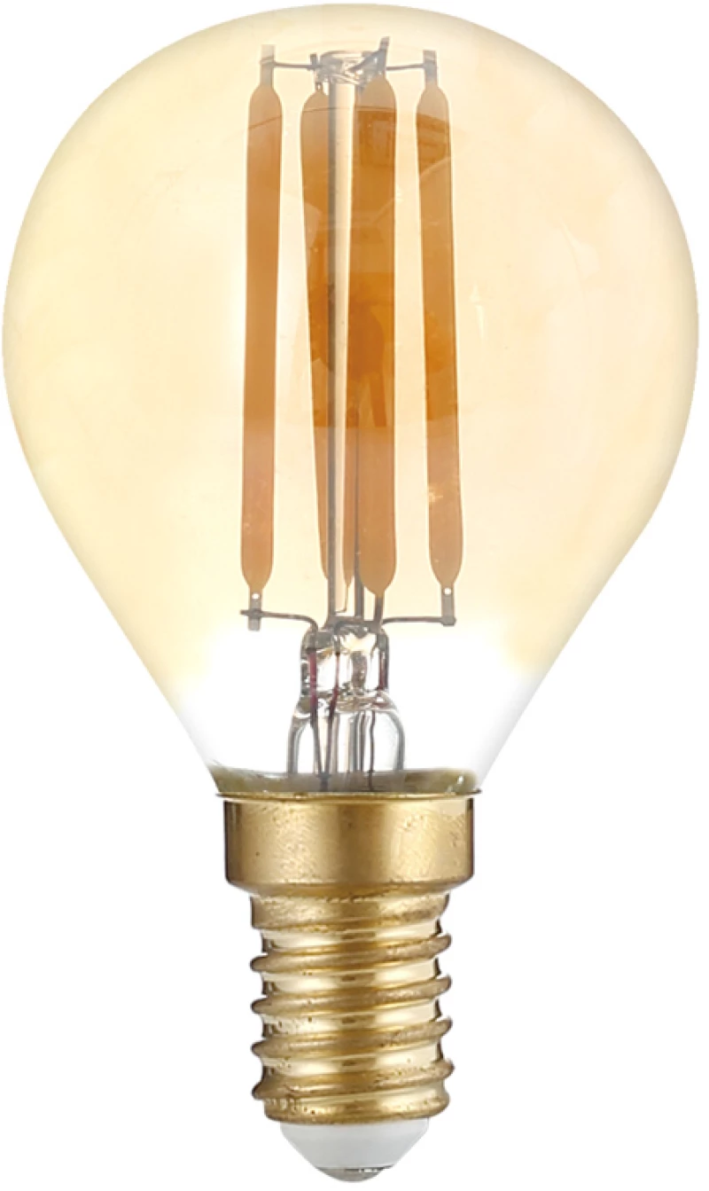 OPTONICA LED Λάμπα G45 Filament 1492, 4W, 2500K, E14, 400LM
