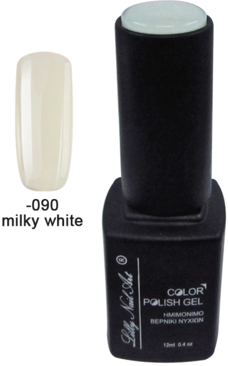 Ημιμόνιμο τριφασικό μανό 12ml - Milky white (για γαλλικό) [40504008-090]