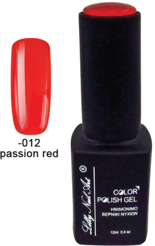 Ημιμόνιμο τριφασικό μανό 12ml - Passion red [40504008-012]