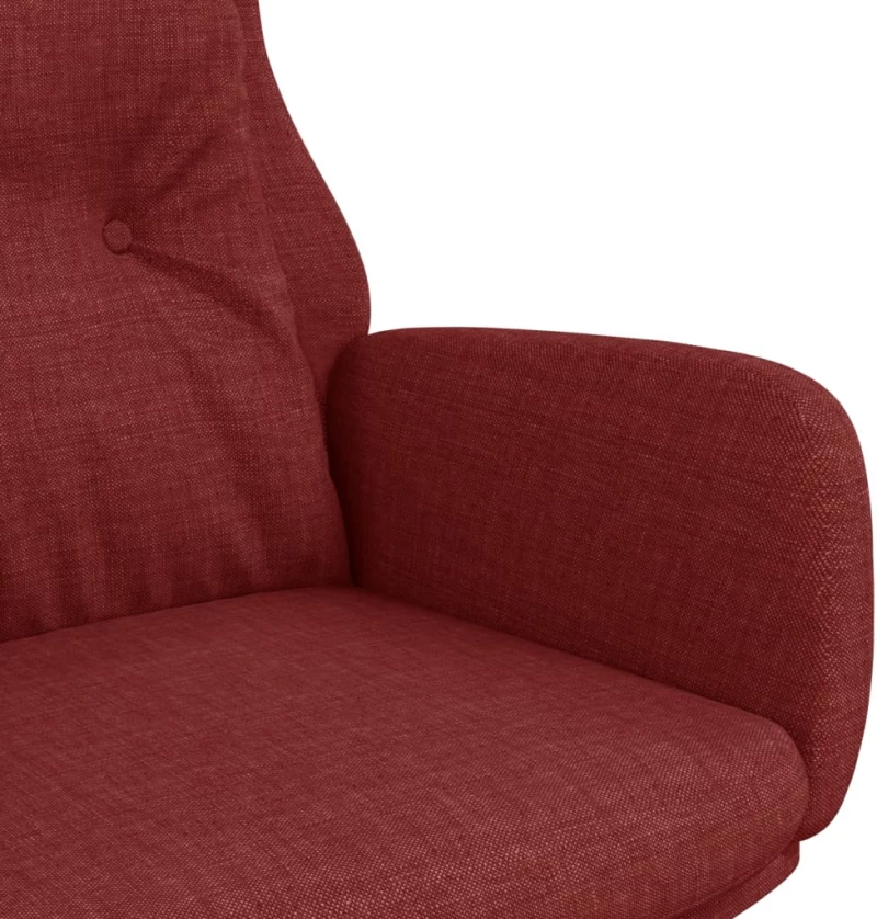 vidaXL Πολυθρόνα Relax Μπορντό Υφασμάτινη  Κόκκινο