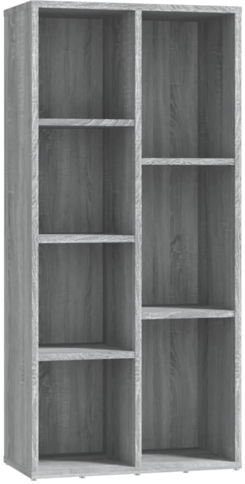 vidaXL Βιβλιοθήκη Γκρι Sonoma 50 x 25 x 106 εκ. N/A Γκρι