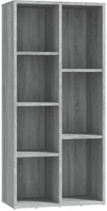 vidaXL Βιβλιοθήκη Γκρι Sonoma 50 x 25 x 106 εκ. N/A Γκρι