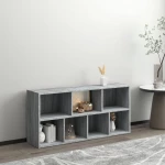vidaXL Βιβλιοθήκη Γκρι Sonoma 50 x 25 x 106 εκ. N/A Γκρι