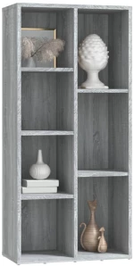 vidaXL Βιβλιοθήκη Γκρι Sonoma 50 x 25 x 106 εκ. N/A Γκρι