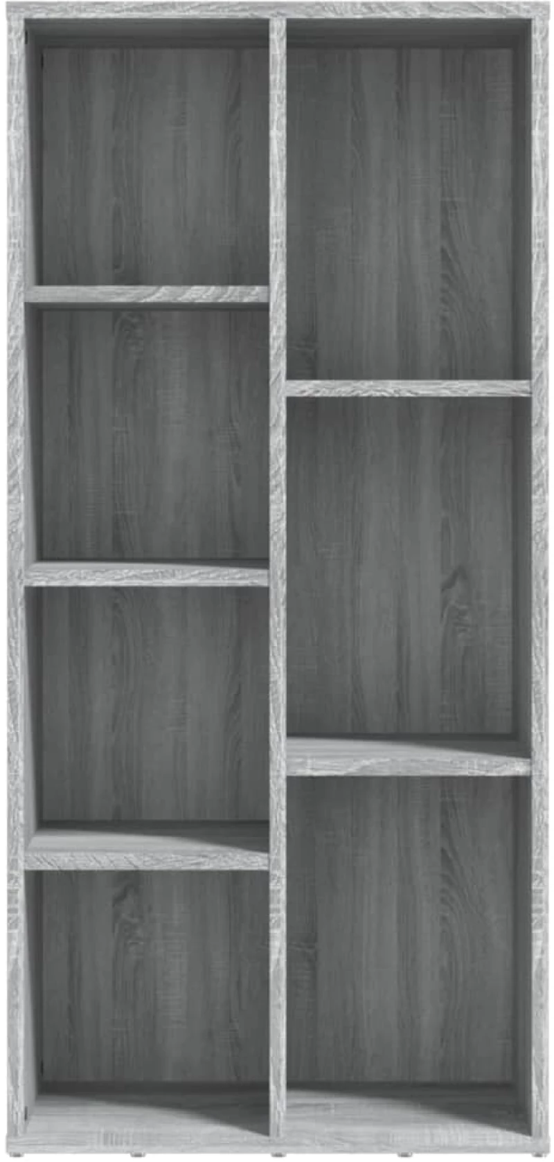 vidaXL Βιβλιοθήκη Γκρι Sonoma 50 x 25 x 106 εκ. N/A Γκρι