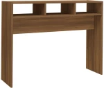 vidaXL Τραπέζι Κονσόλα Καφέ Δρυς 105x30x80 εκ. από Επεξεργασμένο Ξύλο N/A Καφέ