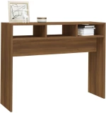 vidaXL Τραπέζι Κονσόλα Καφέ Δρυς 105x30x80 εκ. από Επεξεργασμένο Ξύλο N/A Καφέ