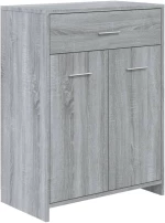 vidaXL Ντουλάπι Μπάνιου Γκρι Sonoma 60x33x80 εκ. Επεξεργασμένο Ξύλο N/A Γκρι
