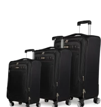Βαλίτσες trolley (σετ 3 τεμαχίων) Cardinal 3300 μαύρη