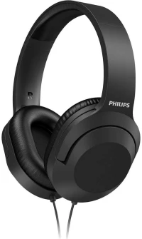 Ακουστικά Κεφαλής Philips Μαύρο Ενσύρματο