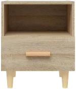 vidaXL Κομοδίνο Sonoma Δρυς 40 x 35 x 47 εκ. N/A Καφέ