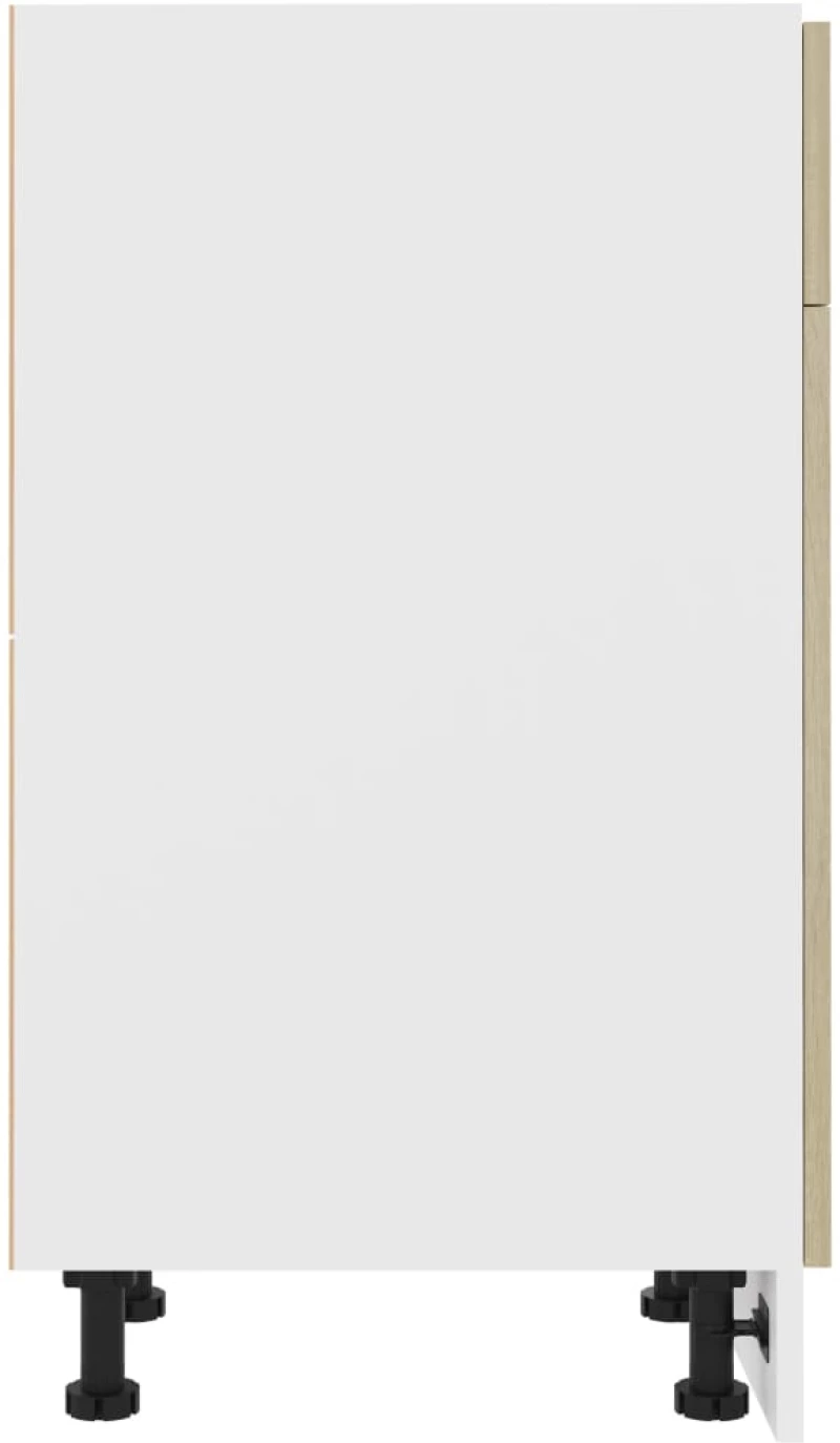 vidaXL Ντουλάπι με Συρτάρι Sonoma Δρυς 50x46x81,5 εκ. Μοριοσανίδα  Καφέ
