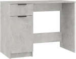 vidaXL Γραφείο Γκρι Σκυροδέματος 100 x 50 x 75 εκ. Επεξεργασμένο Ξύλο N/A Γκρι