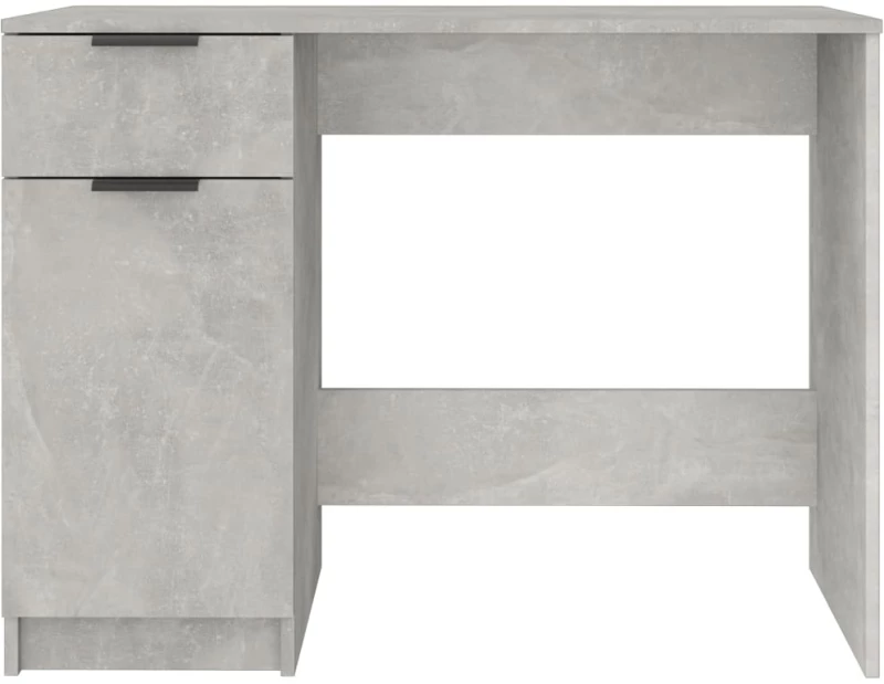 vidaXL Γραφείο Γκρι Σκυροδέματος 100 x 50 x 75 εκ. Επεξεργασμένο Ξύλο N/A Γκρι