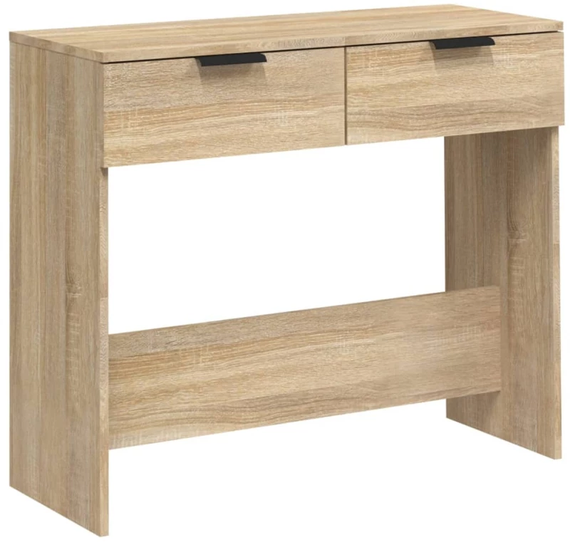 vidaXL Τραπέζι Κονσόλα Sonoma Δρυς 90x36x75 εκ. Επεξεργασμένο Ξύλο N/A Καφέ