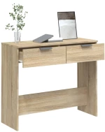 vidaXL Τραπέζι Κονσόλα Sonoma Δρυς 90x36x75 εκ. Επεξεργασμένο Ξύλο N/A Καφέ