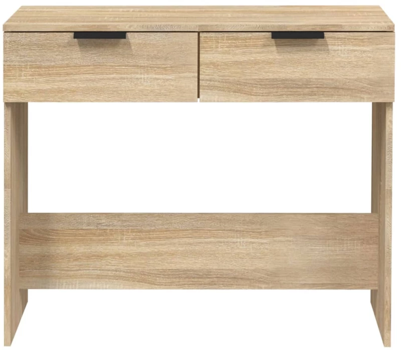 vidaXL Τραπέζι Κονσόλα Sonoma Δρυς 90x36x75 εκ. Επεξεργασμένο Ξύλο N/A Καφέ