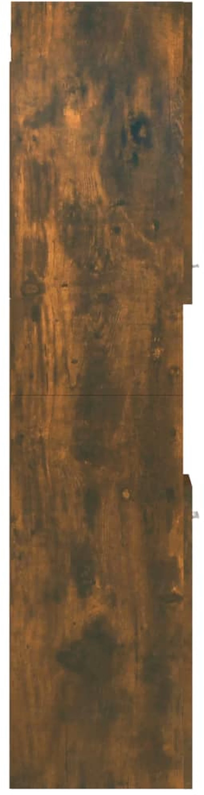 vidaXL Ντουλάπι Μπάνιου Καπνιστή Δρυς 30x30x130 εκ. Επεξεργασμένο Ξύλο N/A Καφέ