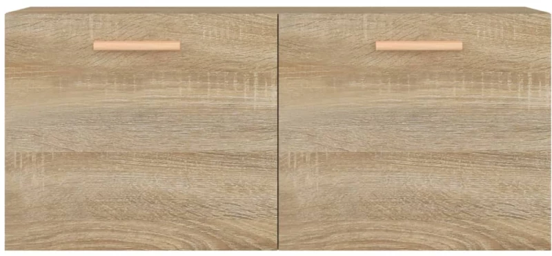 vidaXL Ντουλάπι Τοίχου Sonoma Δρυς 80x35x36,5 εκ. Επεξεργασμένο Ξύλο N/A Καφέ
