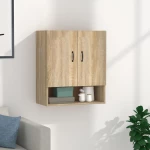 vidaXL Ντουλάπι Τοίχου Sonoma Δρυς 60x31x70 εκ. Επεξεργασμένο Ξύλο N/A Καφέ