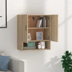 vidaXL Ντουλάπι Τοίχου Sonoma Δρυς 60x31x70 εκ. Επεξεργασμένο Ξύλο N/A Καφέ